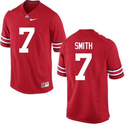 NCAA Ohio State Buckeyes Men's #7 Rod Smith Red Nike Football College Jersey TIJ6245VR